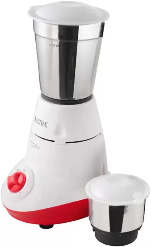 Baltra Cozy 2 BGM-129 500 W Mixer Grinder (2 Jars, White) Baltra Cozy 2 BGM-129 500 W Mixer Grinder (2 Jars, White)